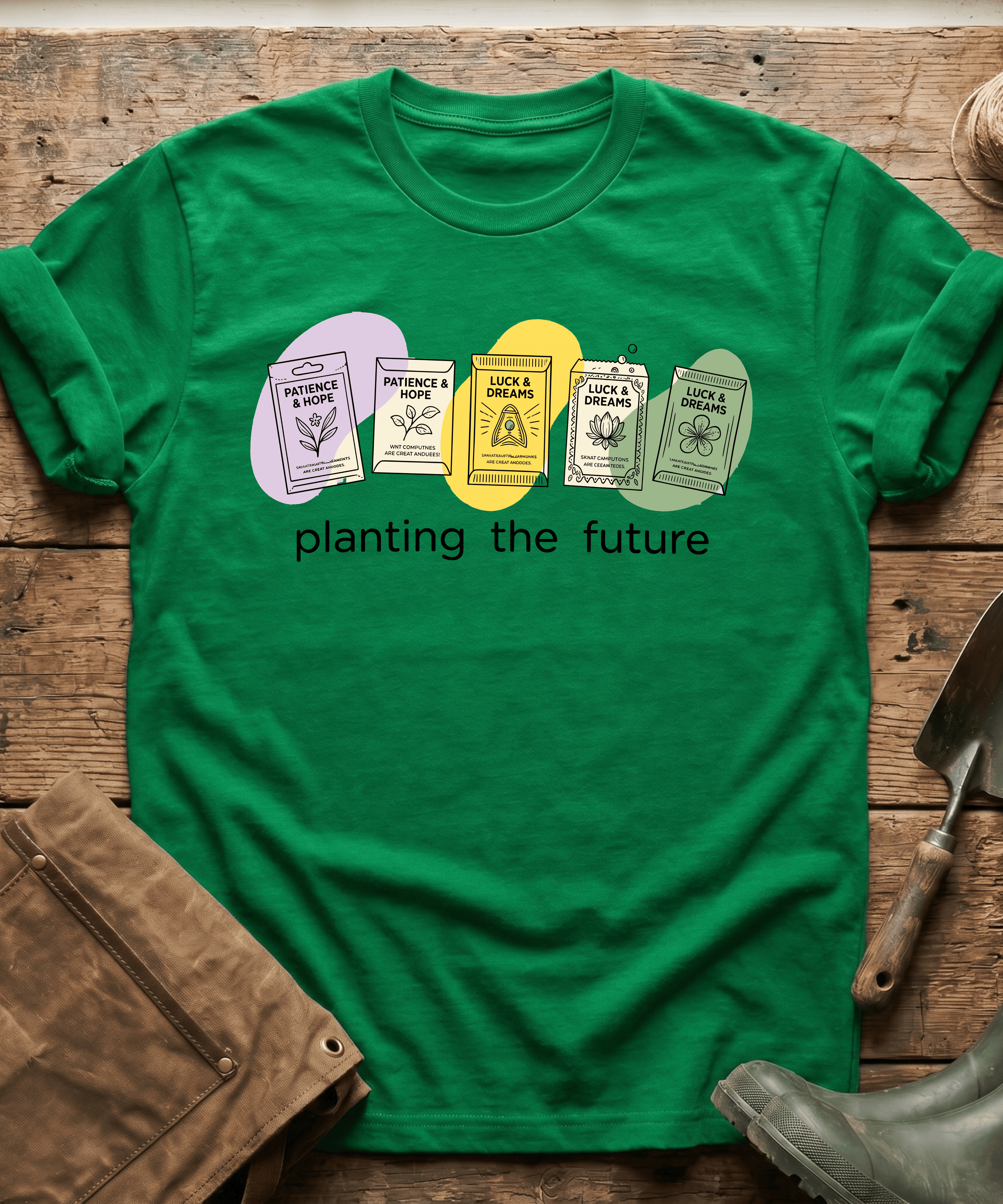 Planting The Future Seed Packets T-Shirt