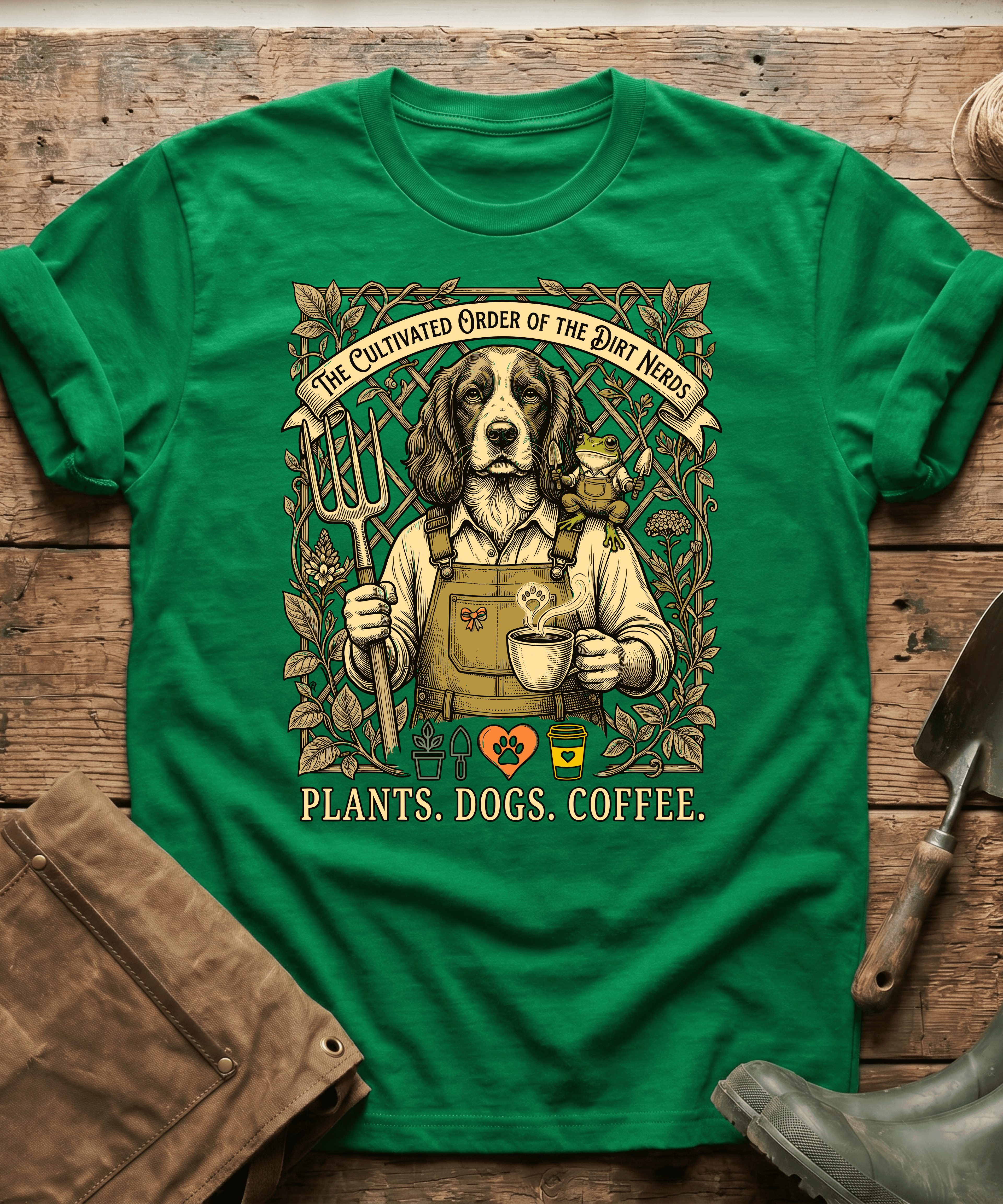 Cultivated Order Of Dirt Nerds Dog T-Shirt