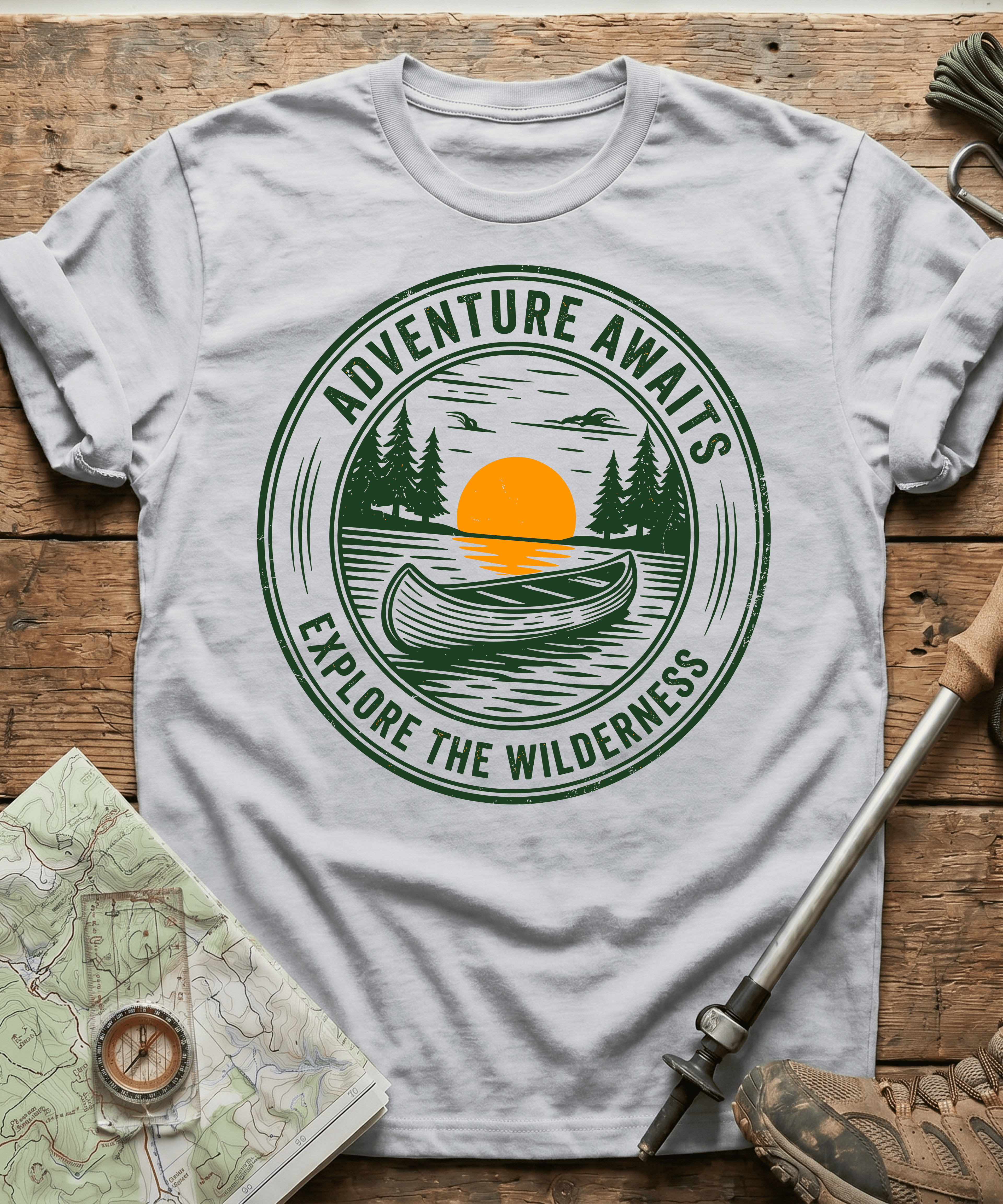 Adventure Awaits Explore The Wilderness T-shirt
