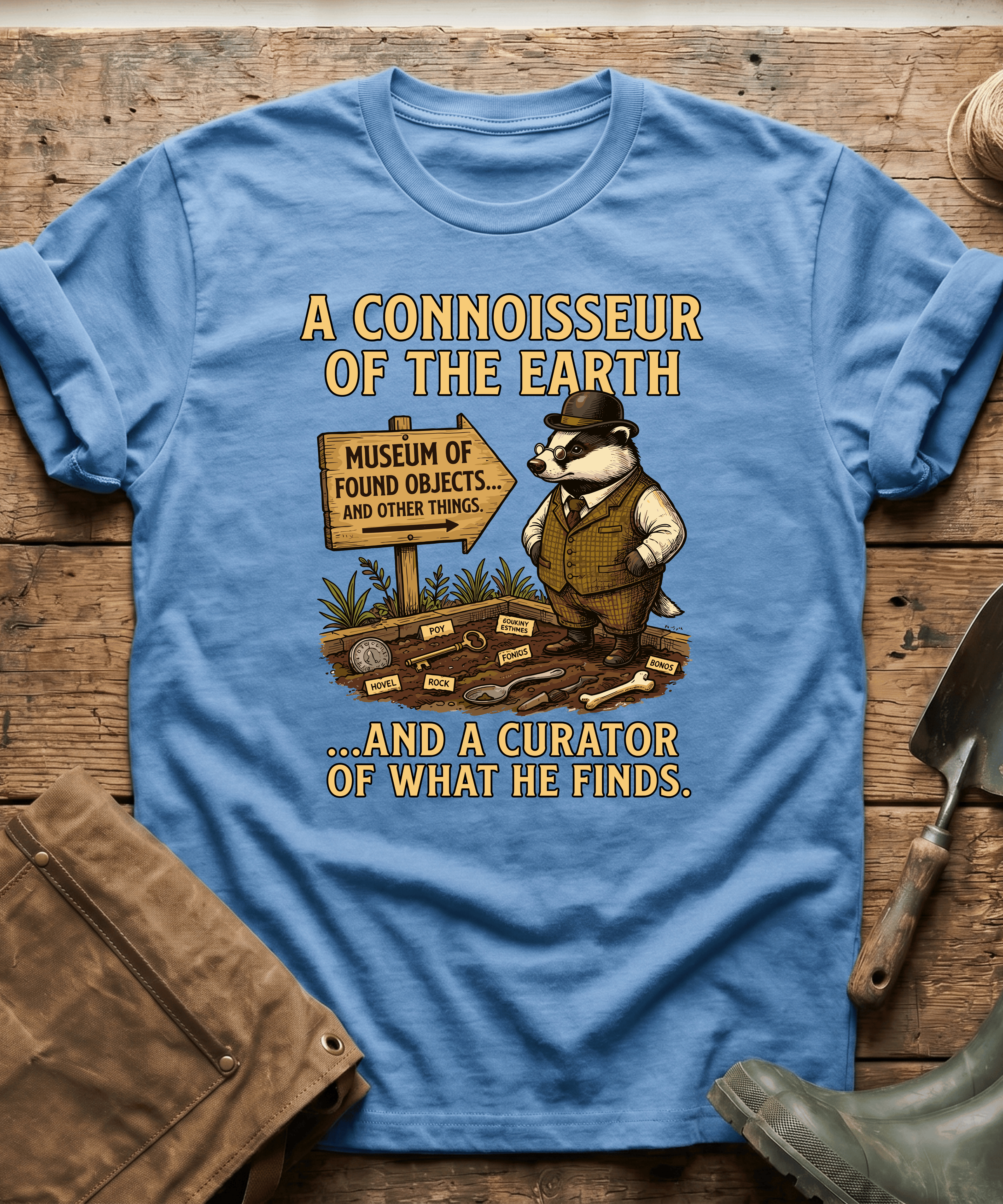 Connoisseur of the Earth Gardening T-Shirt