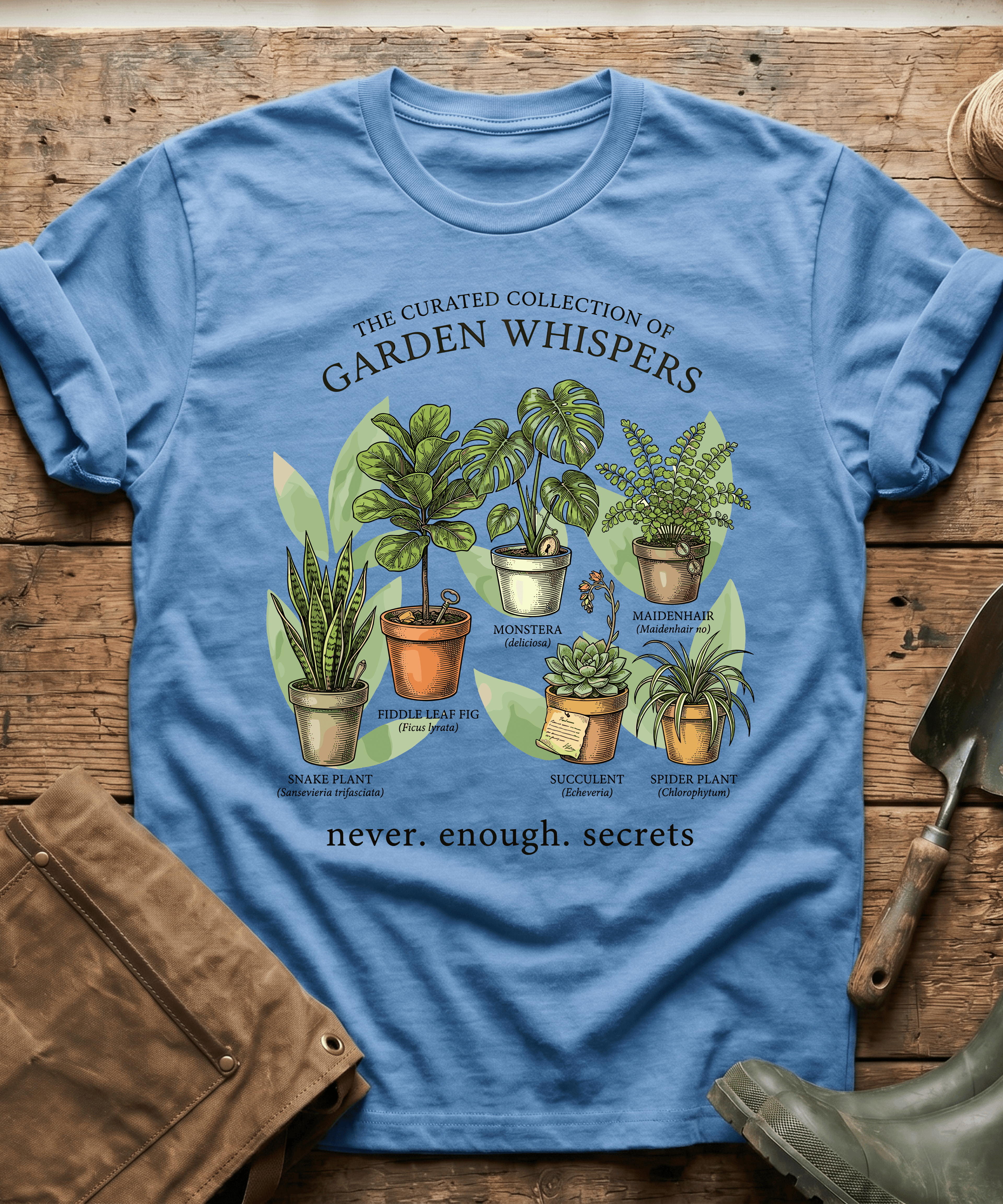 Garden Whispers Houseplants Collection T-Shirt