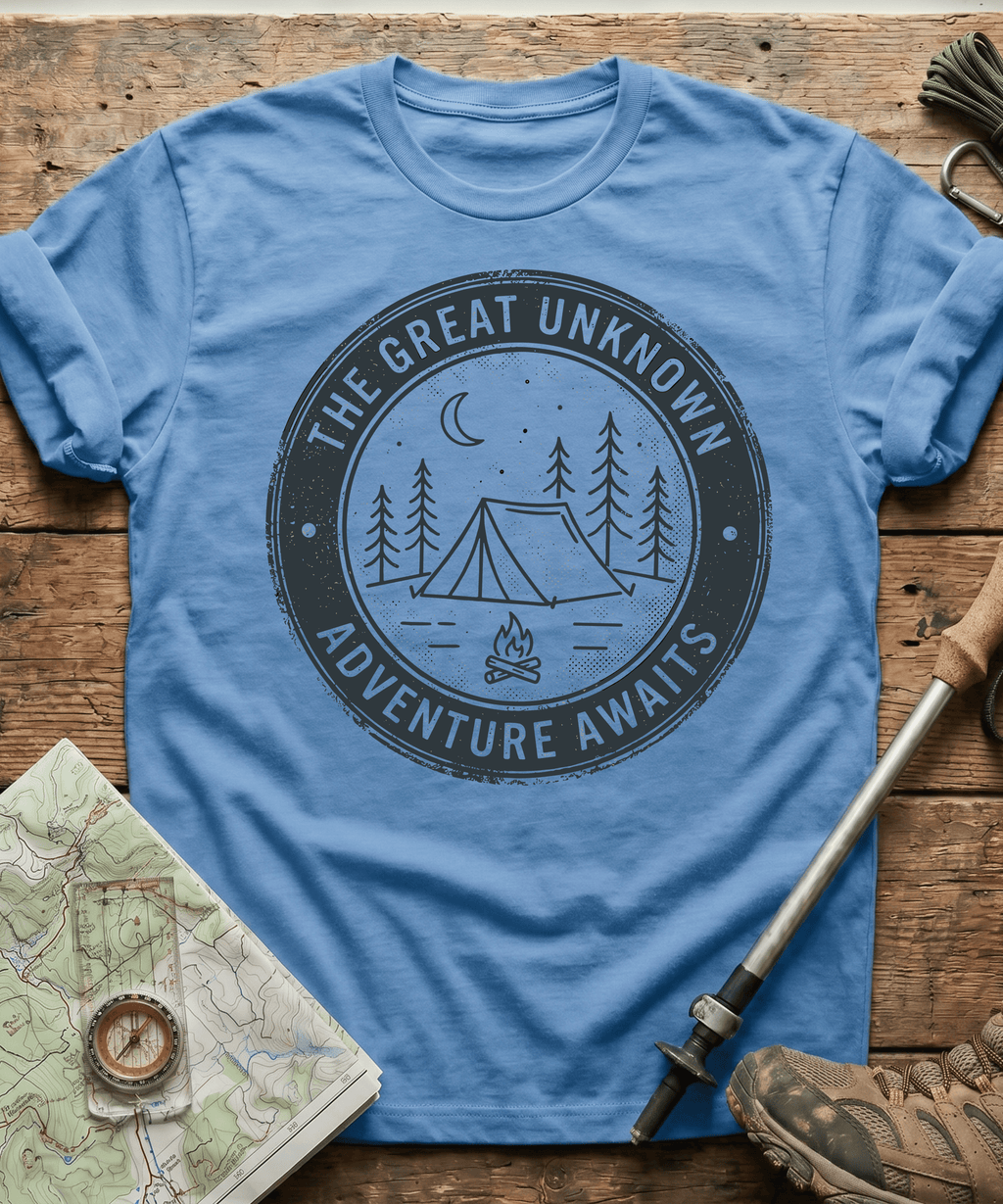 The Great Unknown Adventure Awaits T-shirt