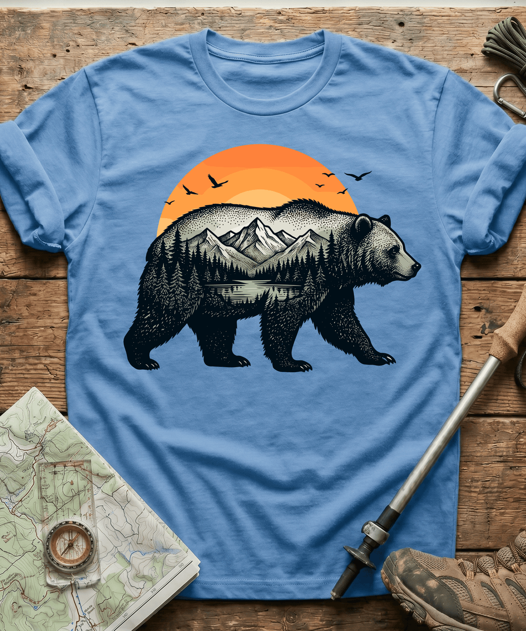 Retro Wilderness Bear T-Shirt