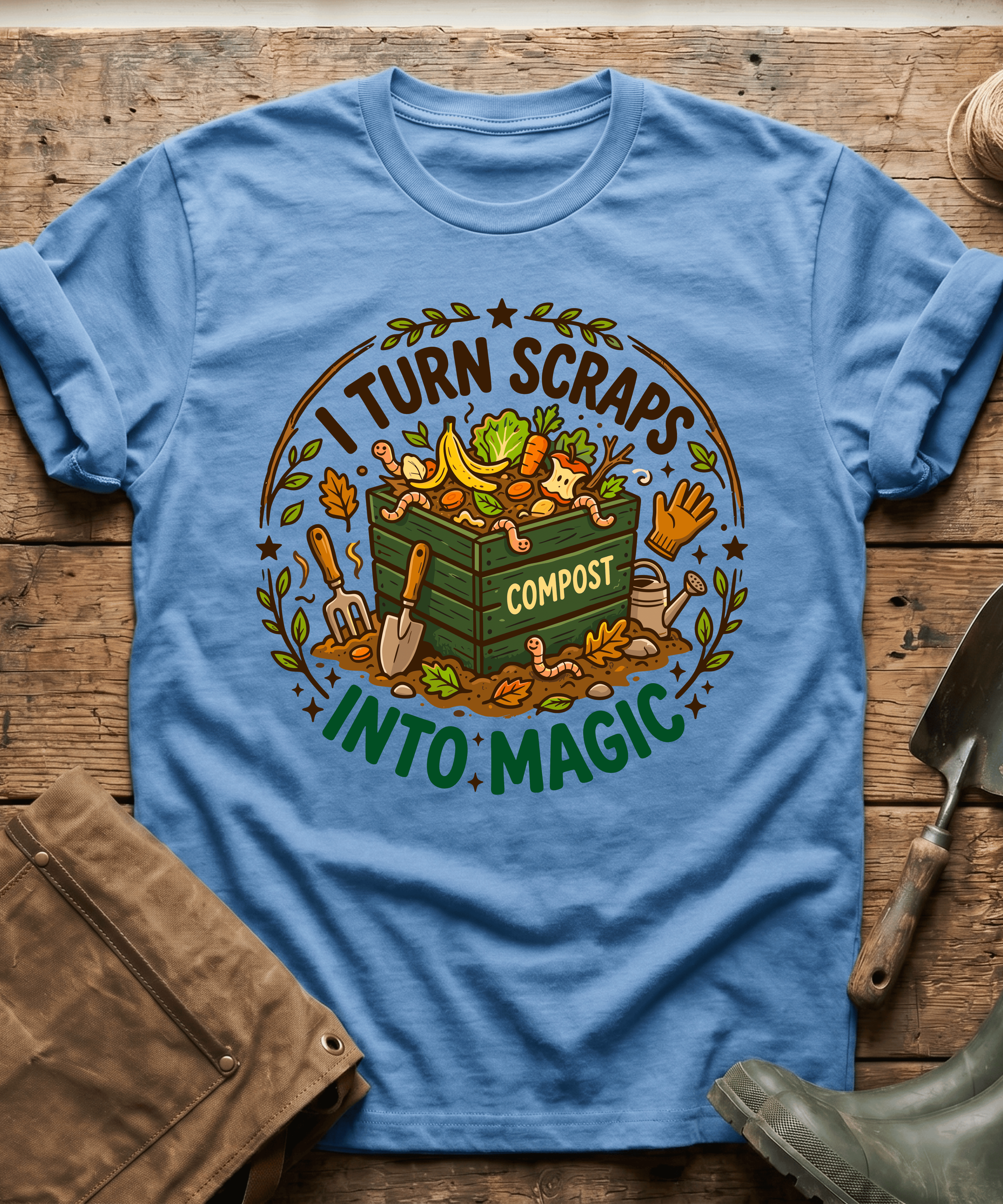 Turn Scraps Into Magic Compost T-Shirt