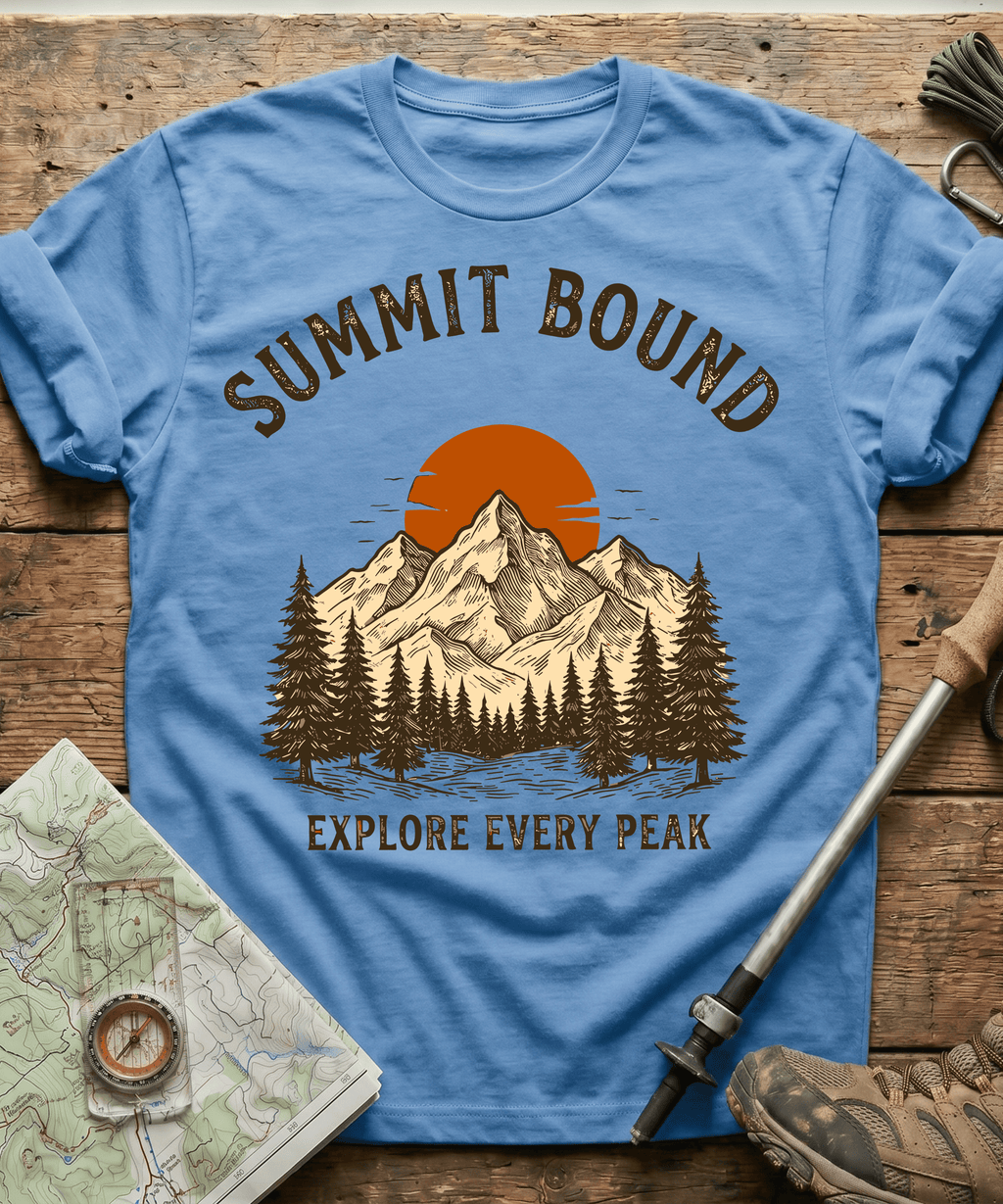 Summit Bound Explore Every Peak T-shirt