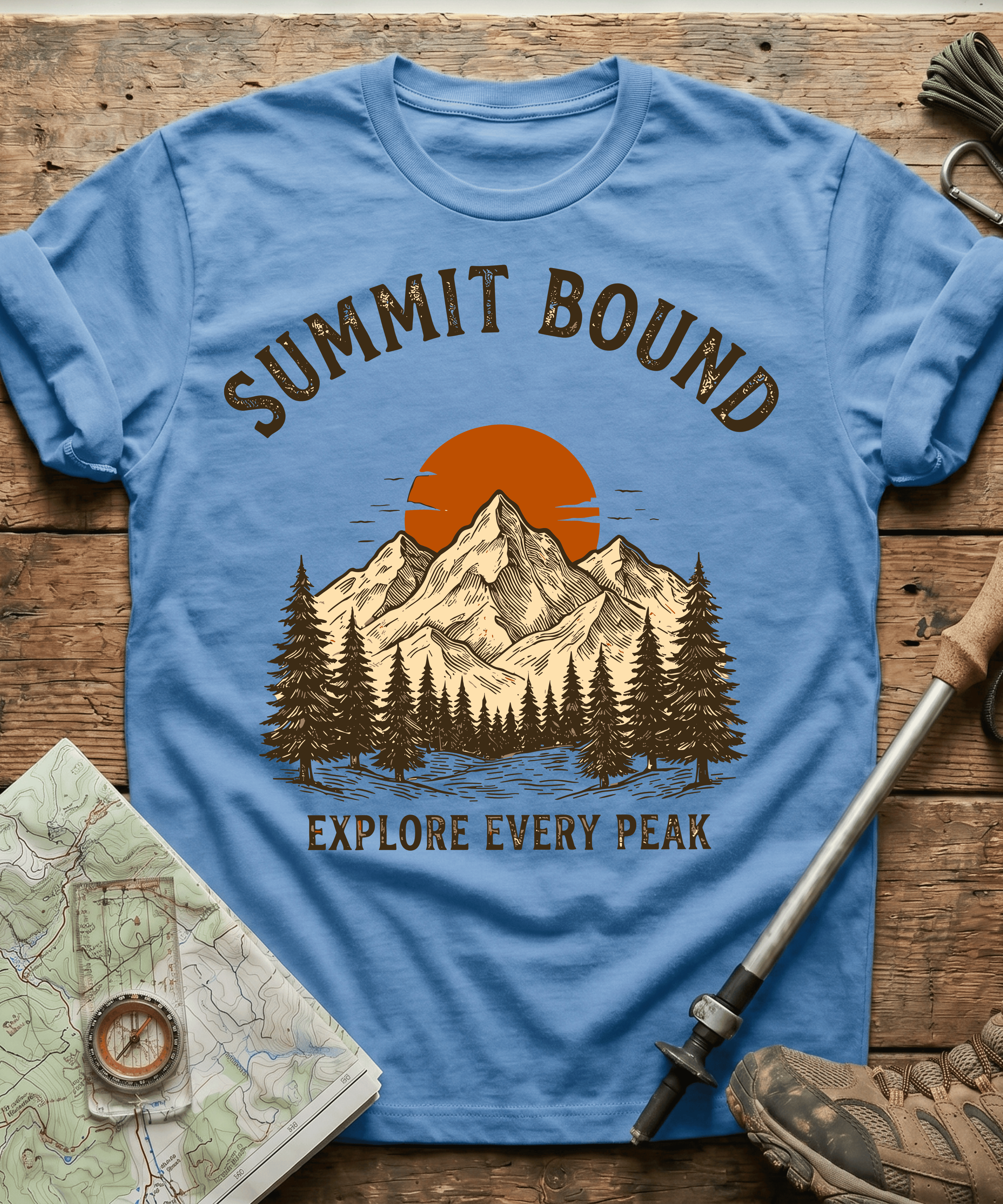 Summit Bound Explore Every Peak T-shirt