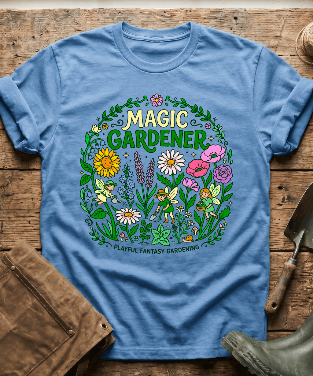 Magic Gardener Playful Fantasy Gardening T-Shirt