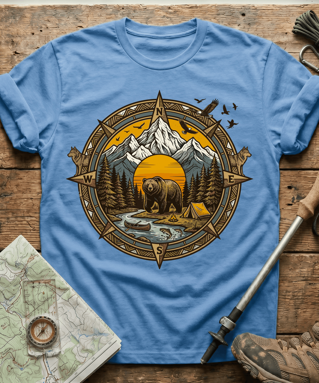 Great Outdoors Adventure Compass T-Shirt