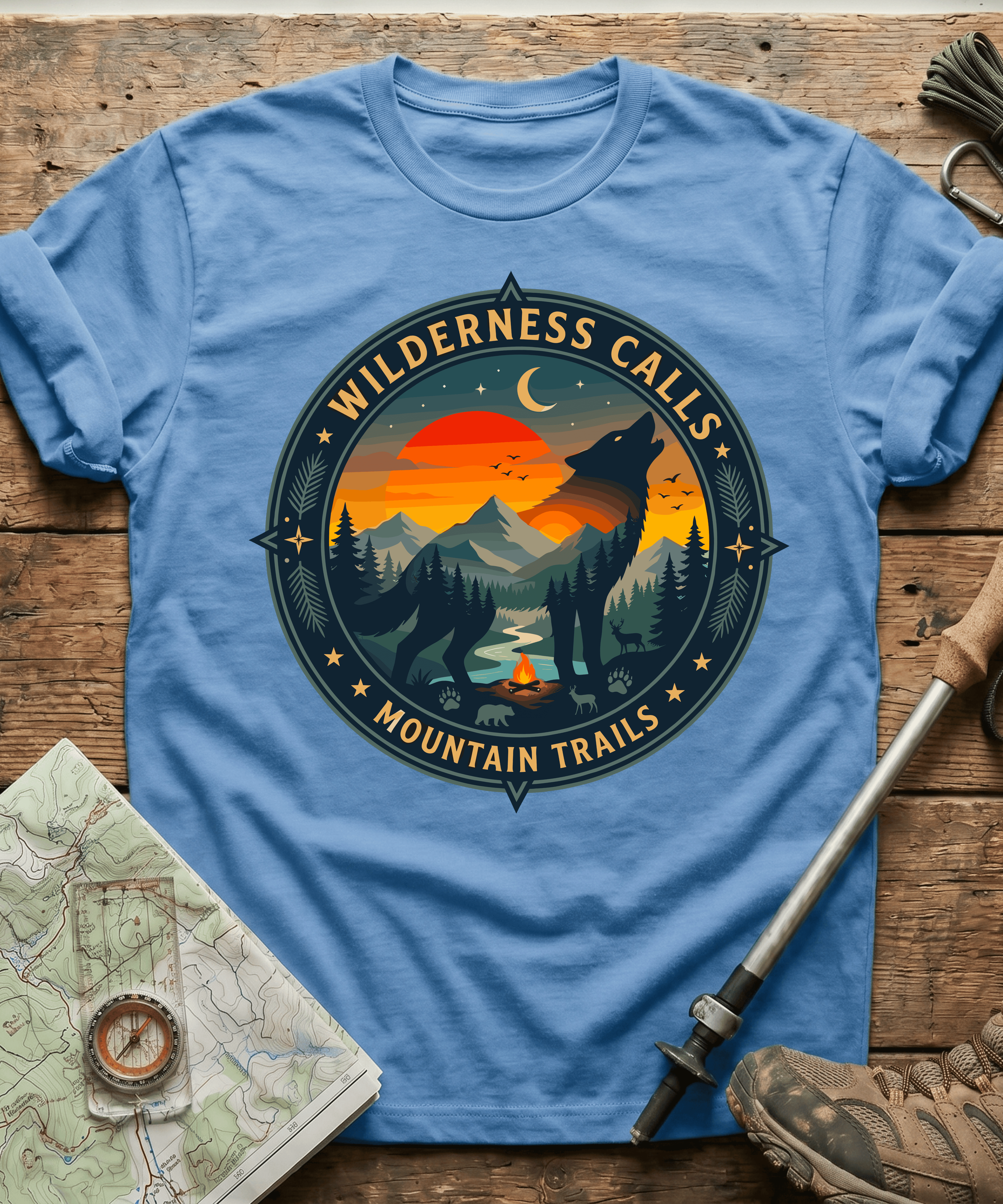 Wilderness Calls Mountain Trails T-shirt