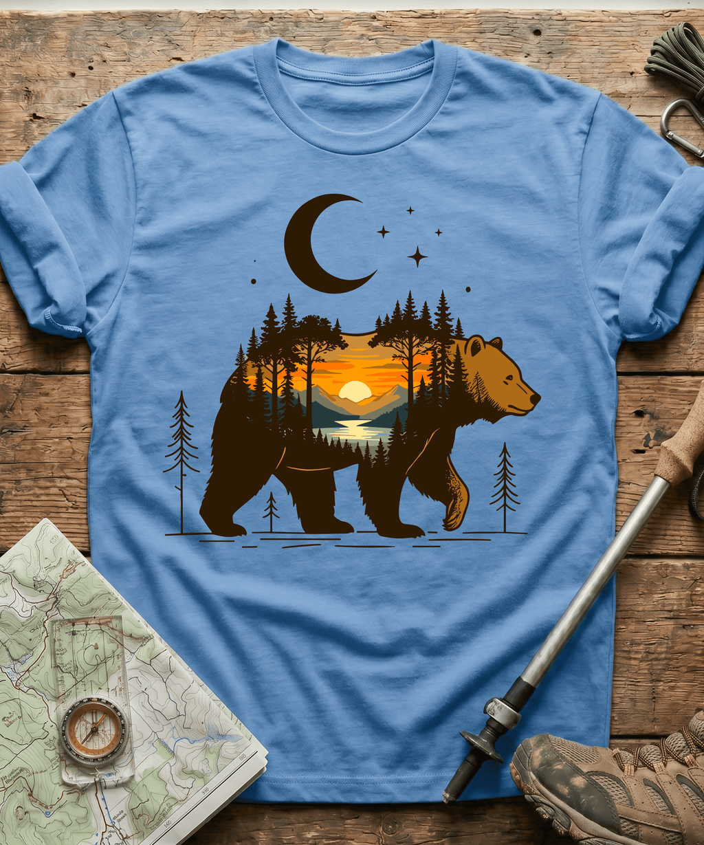 Wilderness Bear Sunset T-Shirt