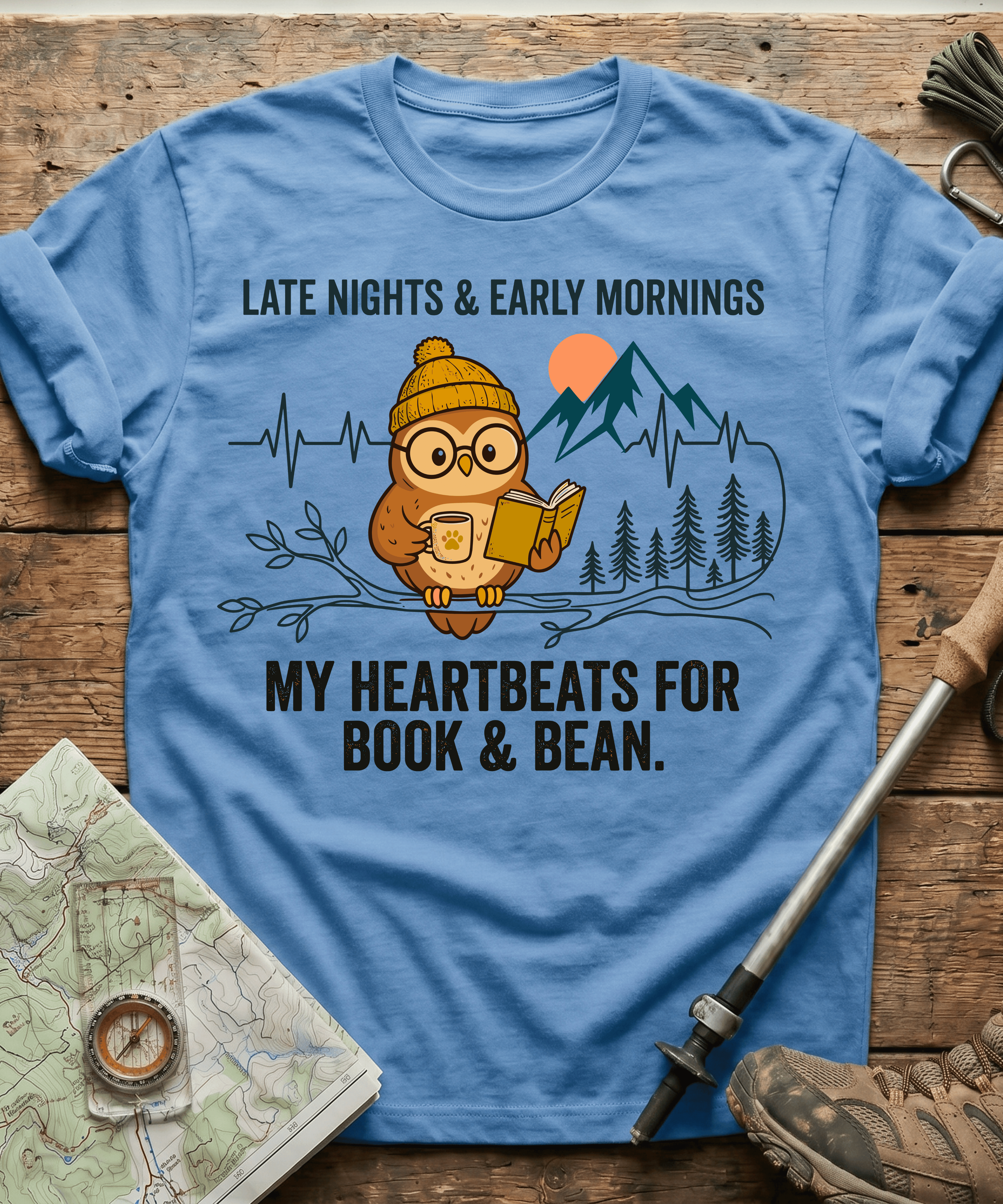 My Heartbeats For Book And Bean T-shirt