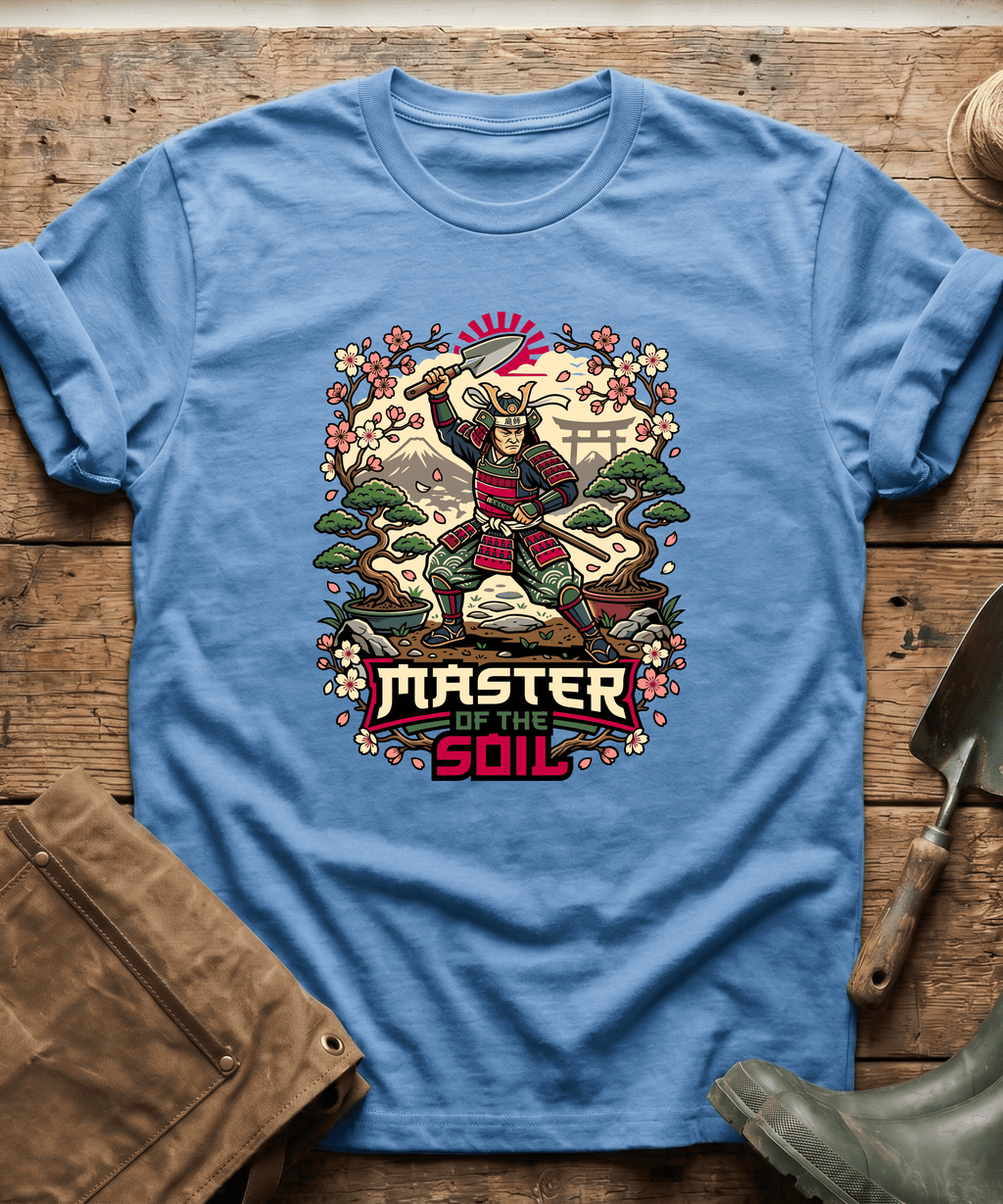 Master Of The Soil Samurai Gardening T-Shirt