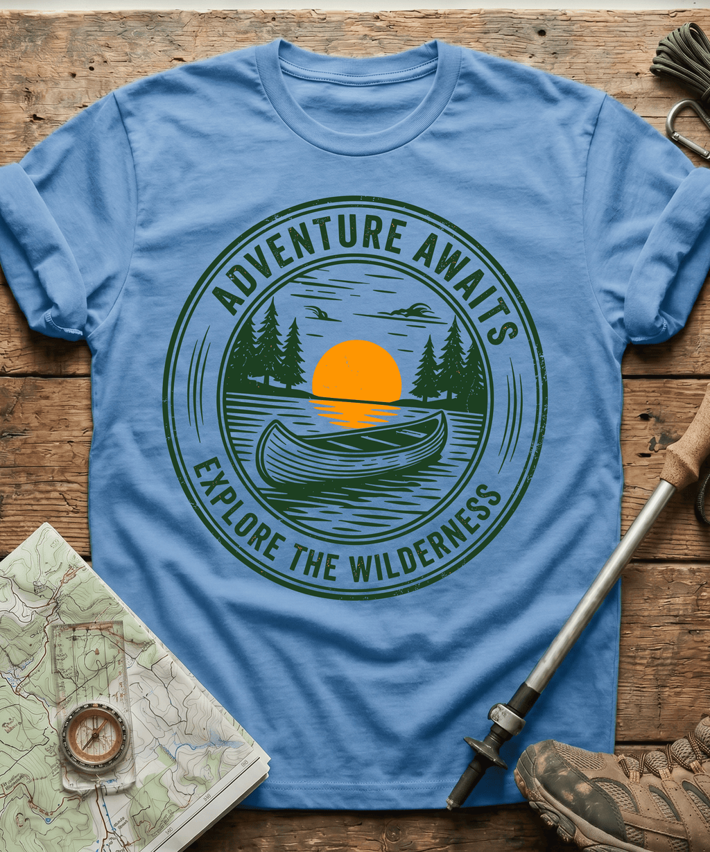 Adventure Awaits Explore The Wilderness T-shirt