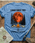 Lunar Forest Trek The Journey Is The Destination T-shirt