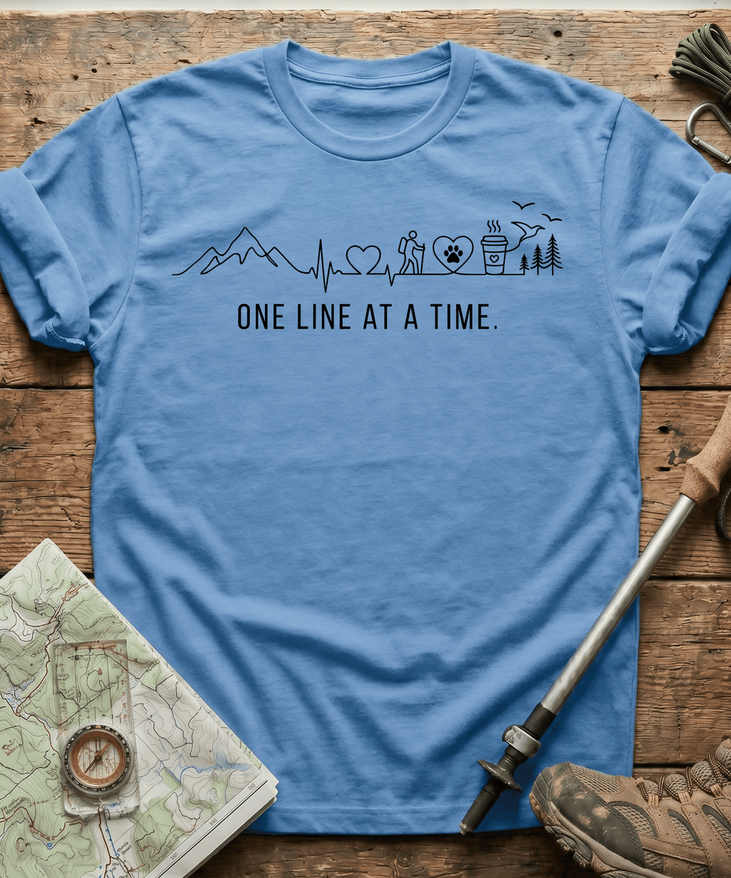 One Line At A Time T-shirt