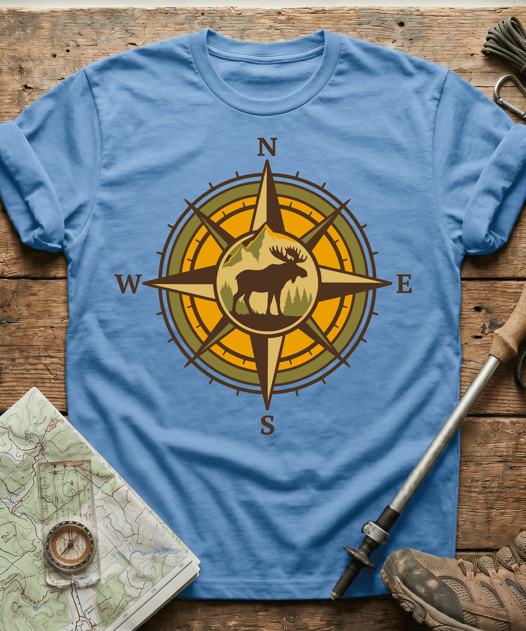 Wilderness Moose Compass T-Shirt