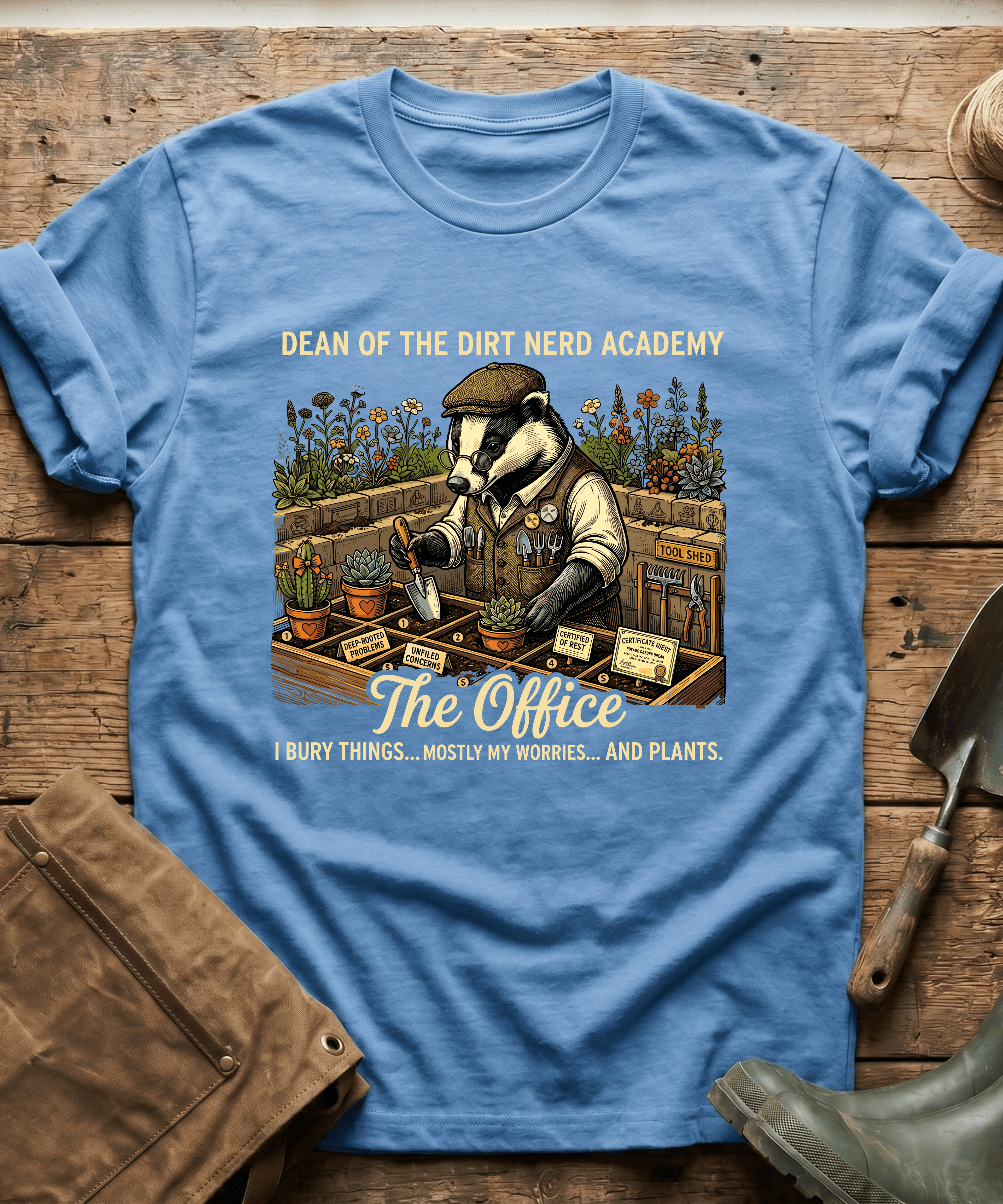 Dean of the Dirt Nerd Academy T-Shirt