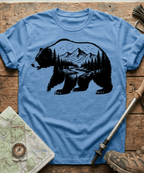 Minimalist Mountain Bear T-Shirt