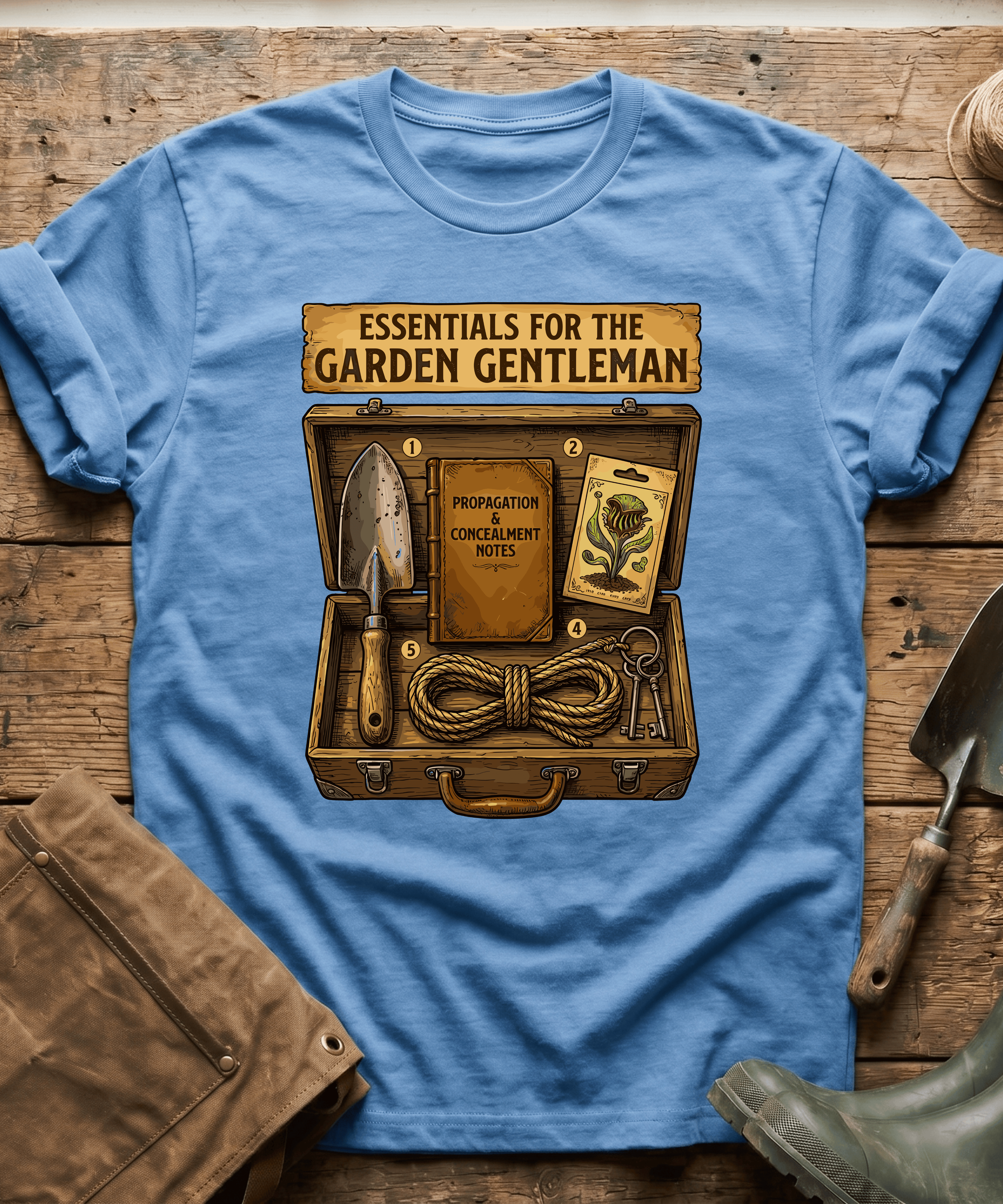 Essentials For The Garden Gentleman T-Shirt
