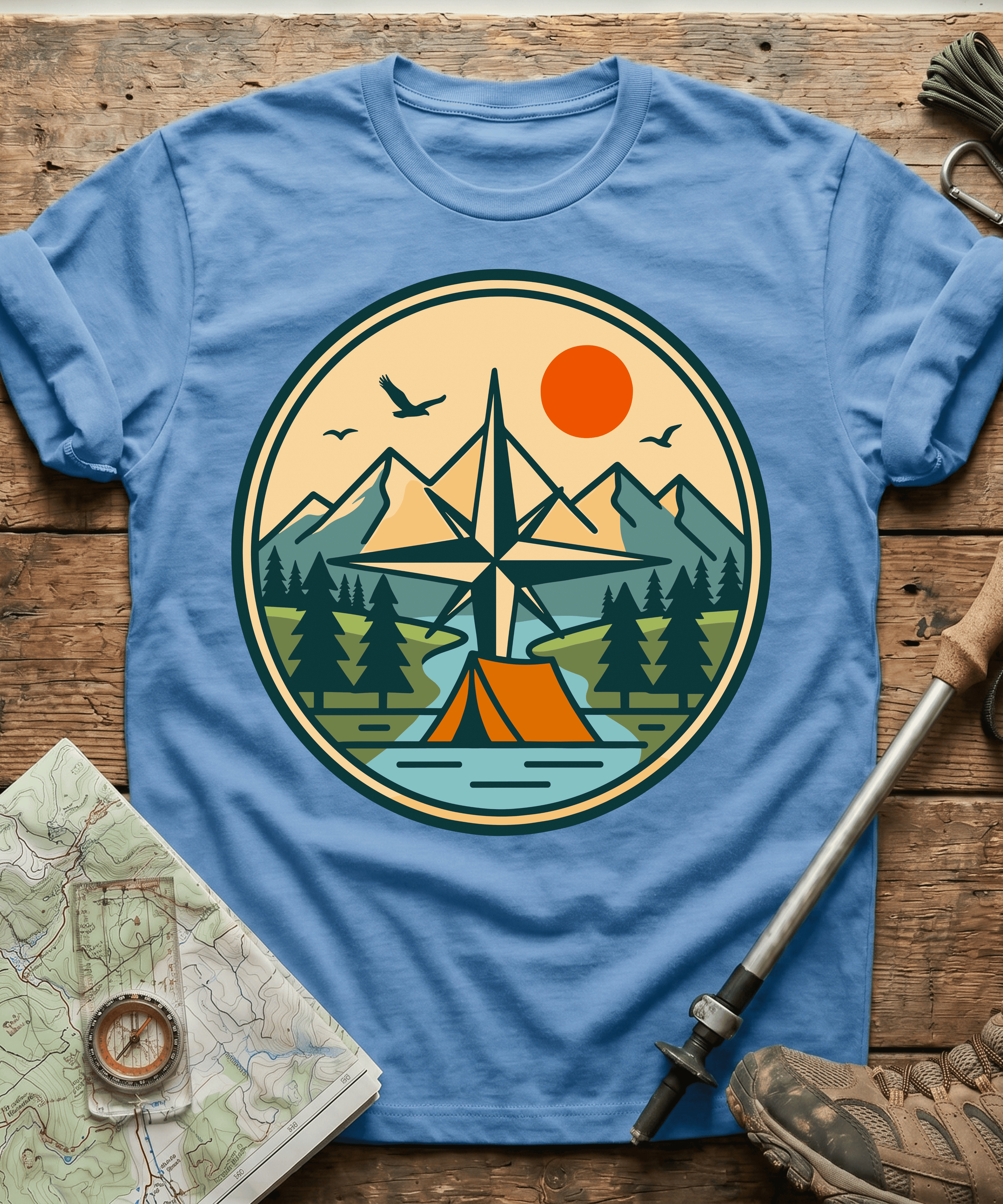 Explore More Camping Compass T-Shirt