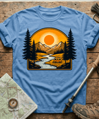 Retro RV Camper Sunset T-Shirt