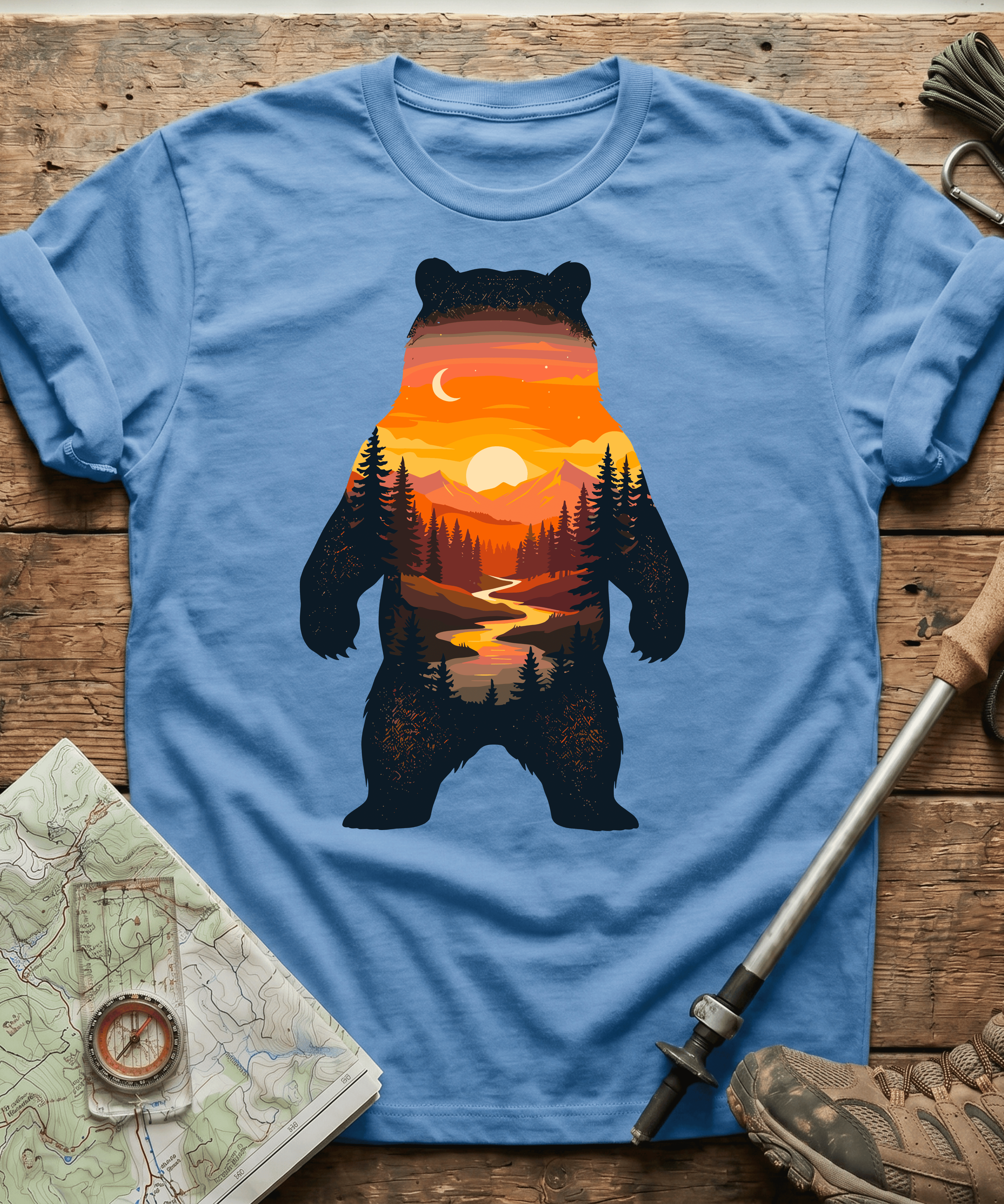 Mountain River Bear T-Shirt