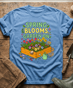 Spring Blooms Garden On T-Shirt