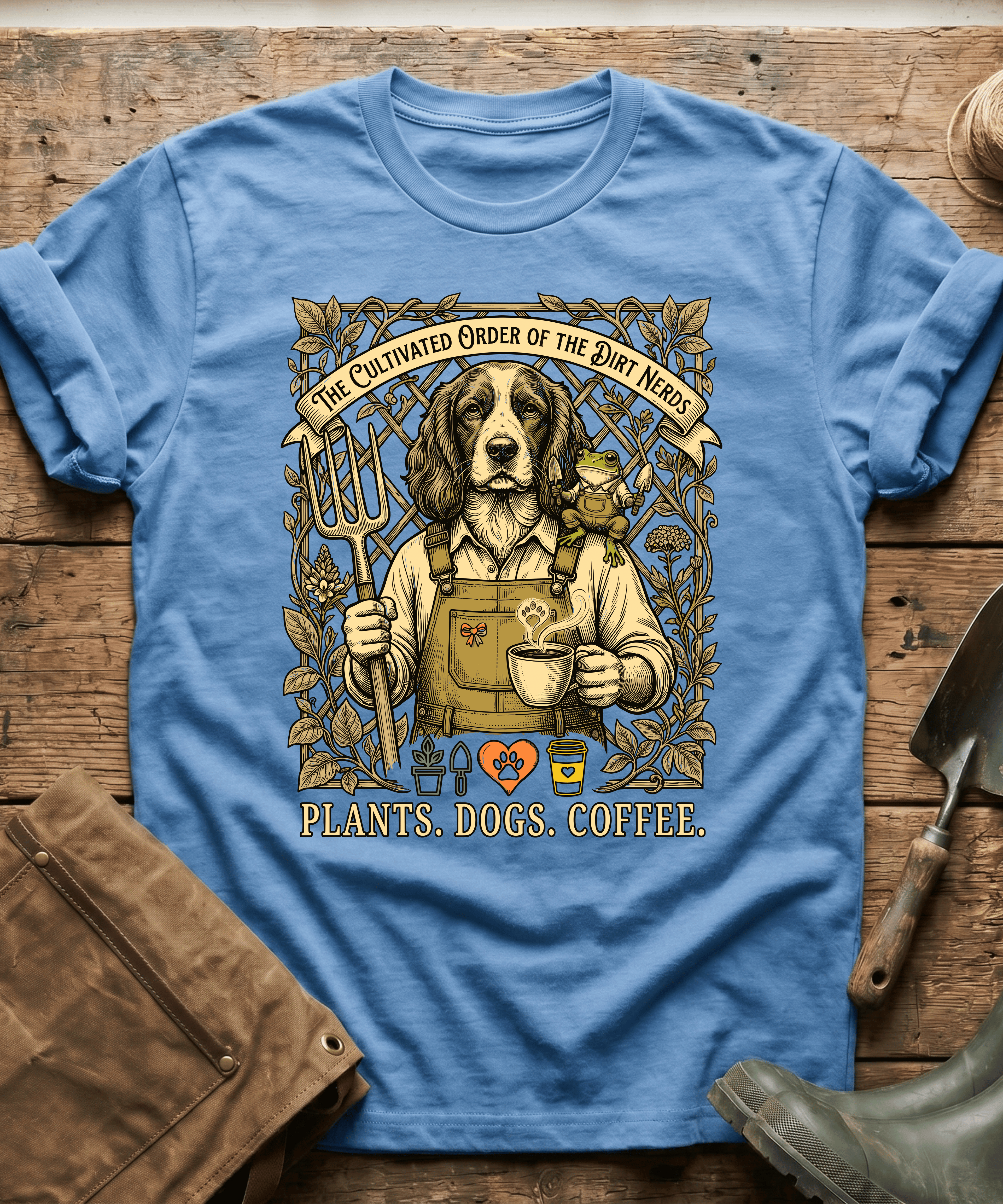 Cultivated Order Of Dirt Nerds Dog T-Shirt