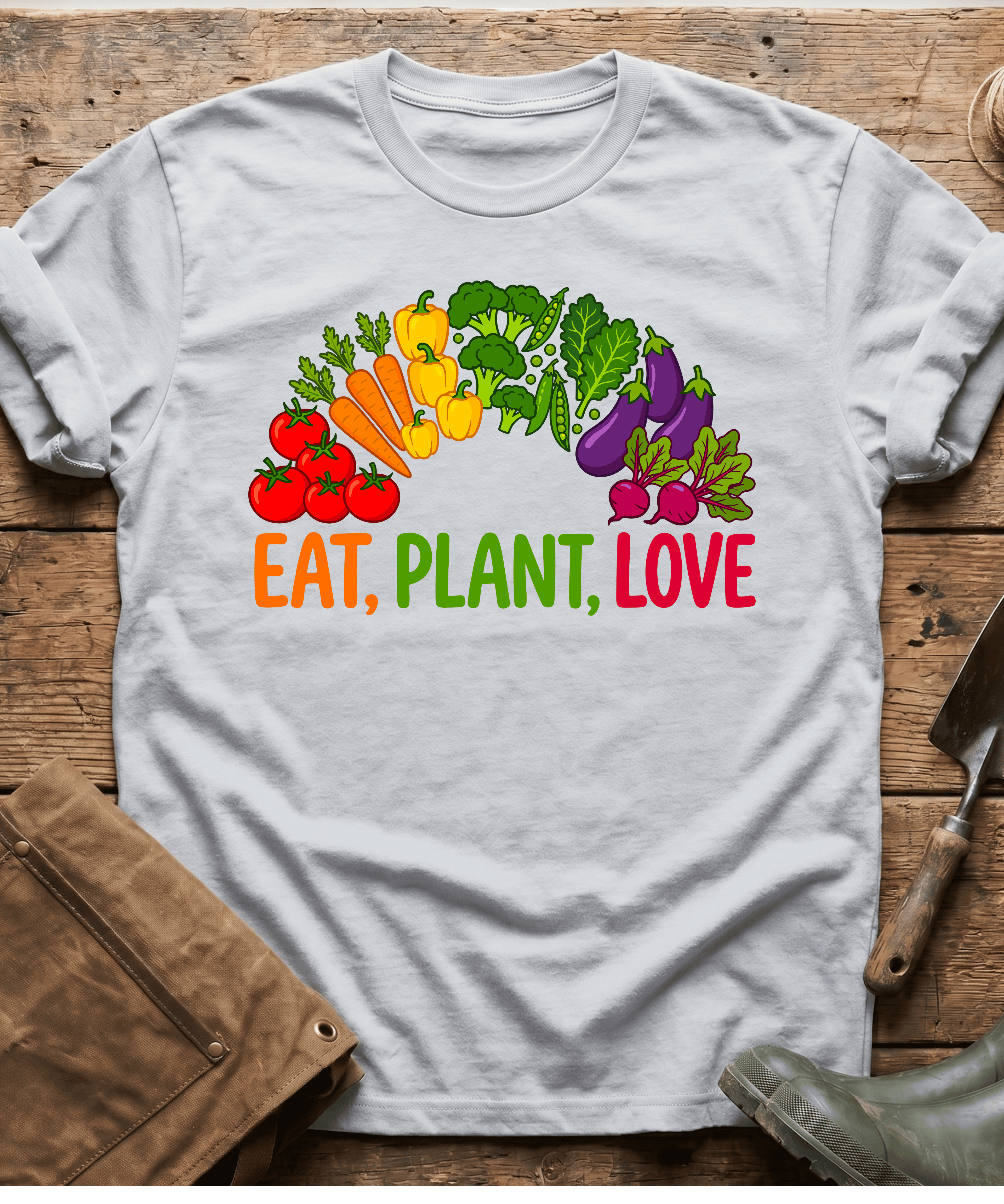 Eat Plant Love Gardening T-Shirt