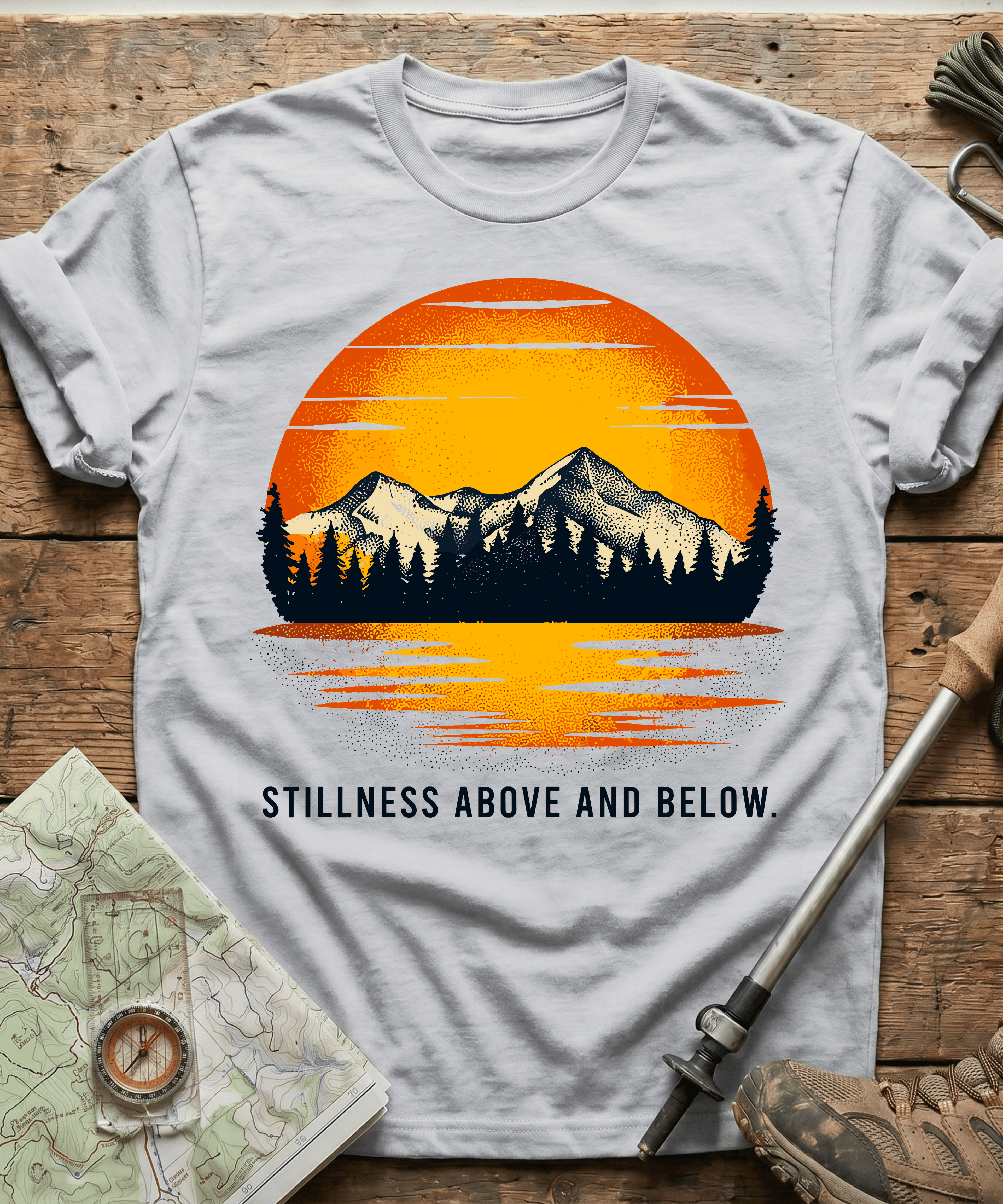 Stillness Above And Below T-shirt