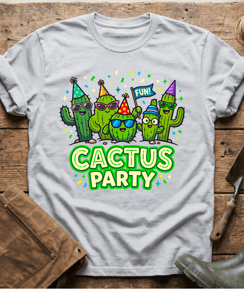 Funny Cactus Party Gardening T-Shirt