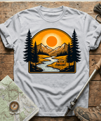 Retro RV Camper Sunset T-Shirt