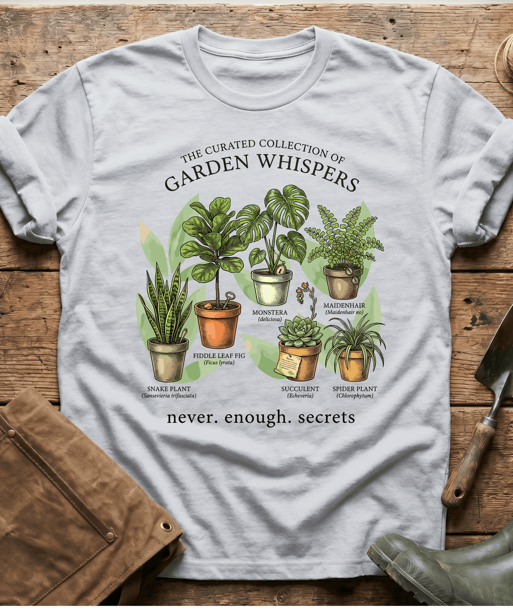 Garden Whispers Houseplants Collection T-Shirt