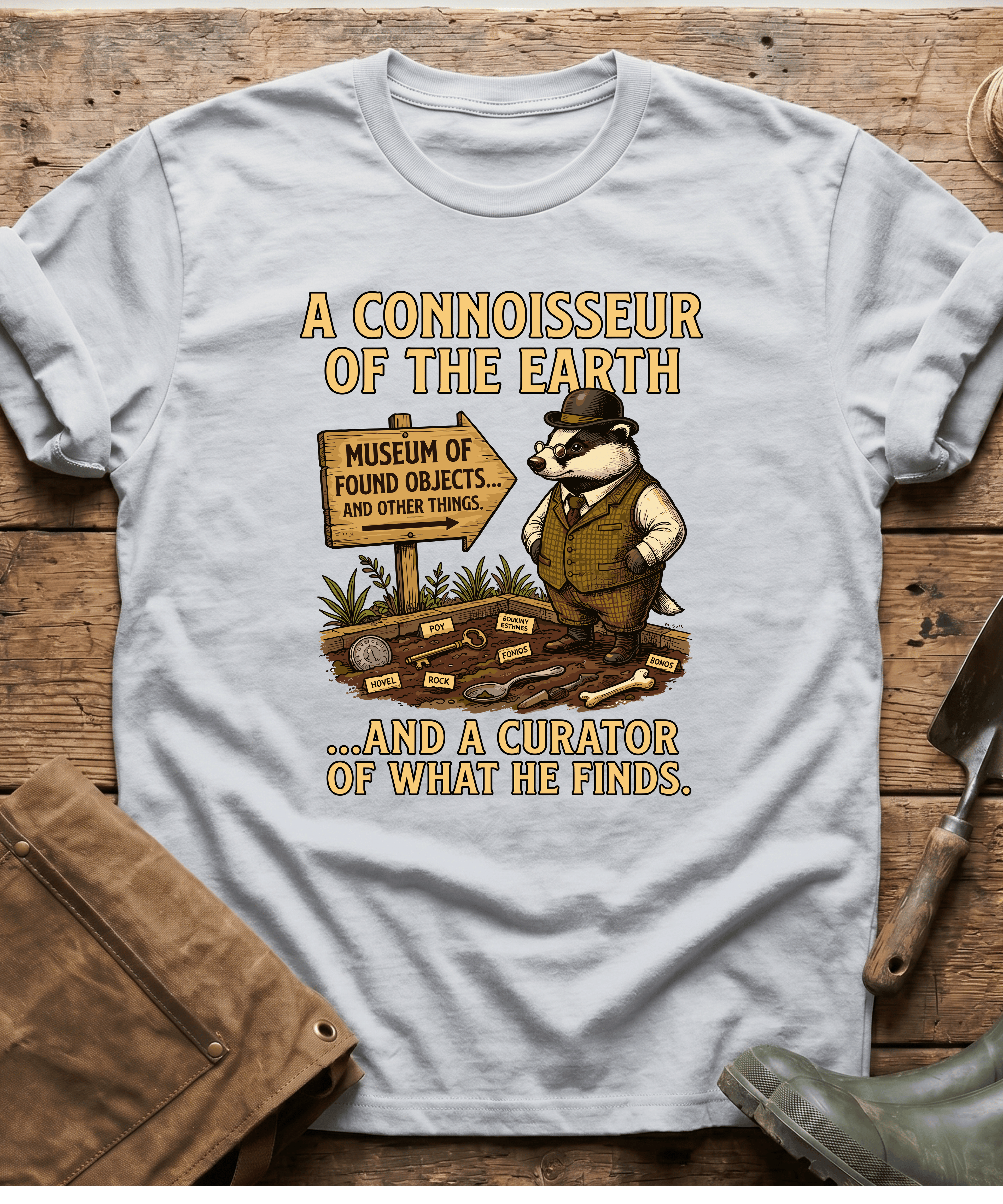Connoisseur of the Earth Gardening T-Shirt