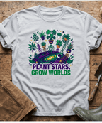 Plant Stars Grow Worlds Space Plants T-Shirt