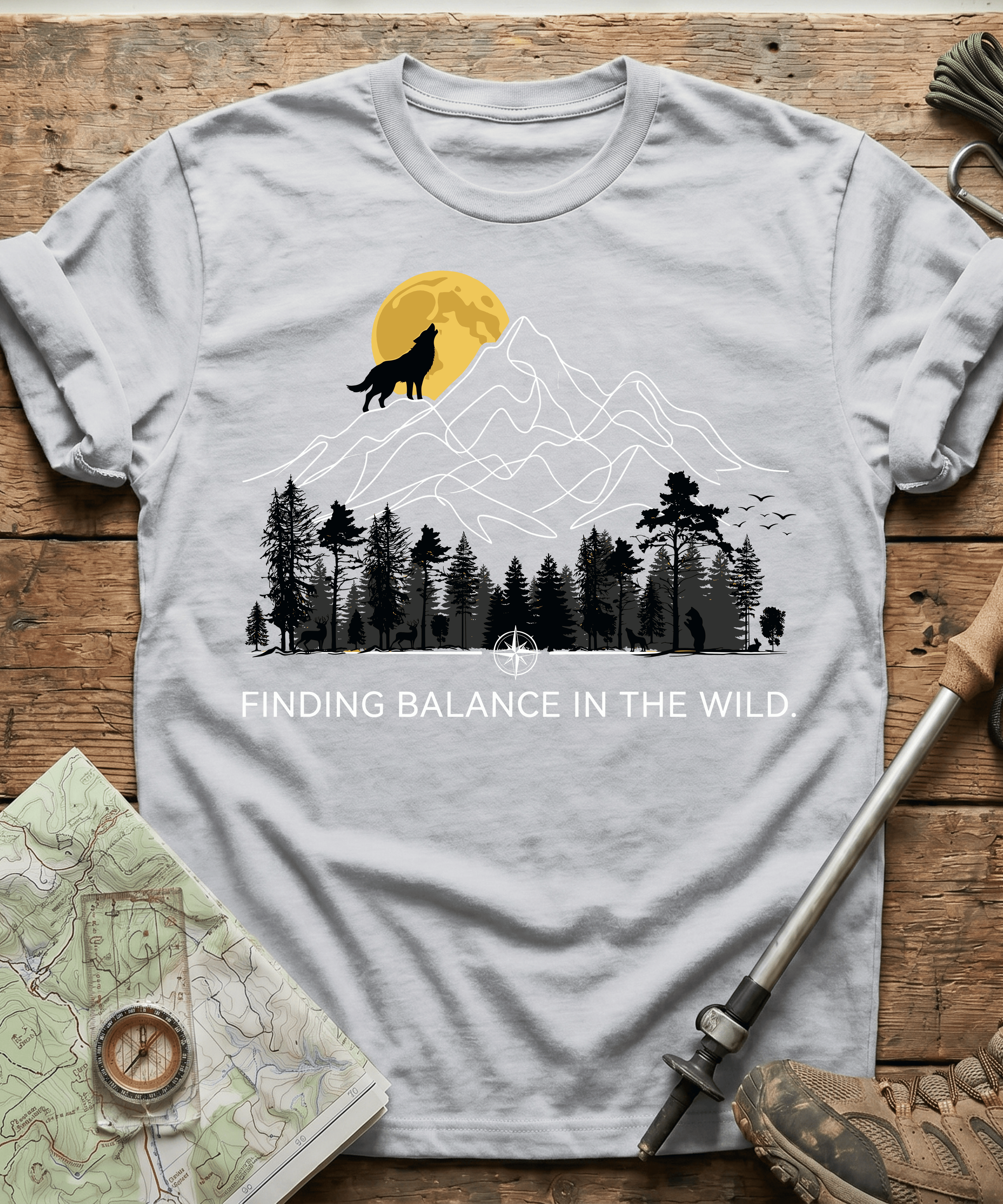Finding Balance In The Wild T-shirt