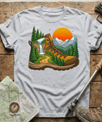 Hiking Boot Waterfall Trail T-Shirt