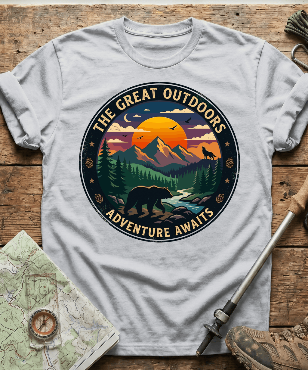 The Great Outdoors Adventure Awaits T-shirt