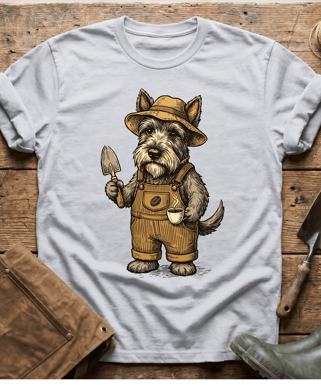 Vintage Gardening Dog Character T-Shirt
