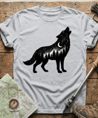 Starry Night Constellation Wolf T-Shirt