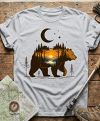 Wilderness Bear Sunset T-Shirt