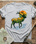 Geometric Elk Wilderness T-Shirt