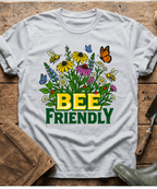 Bee Friendly Wildflowers Gardening T-Shirt