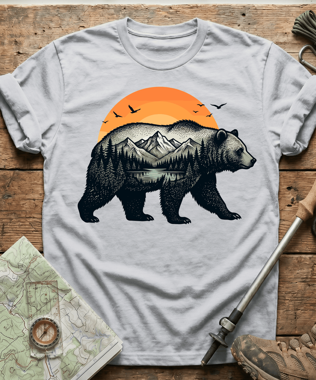 Retro Wilderness Bear T-Shirt