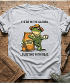 Bursting With Ideas Frog Gardener T-Shirt