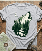 Howling Wolf Forest River T-Shirt