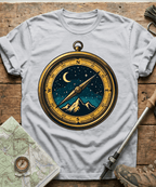 Starry Night Mountain Compass T-Shirt