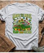 Save The Bees Plant More Flowers T-Shirt