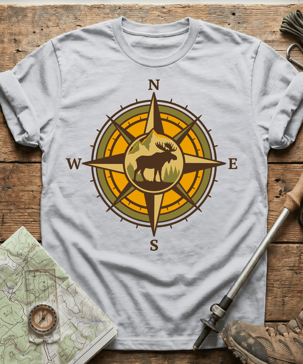 Wilderness Moose Compass T-Shirt