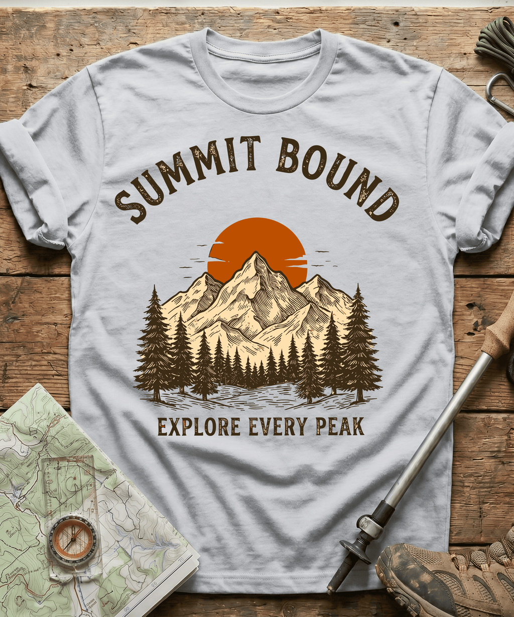 Summit Bound Explore Every Peak T-shirt